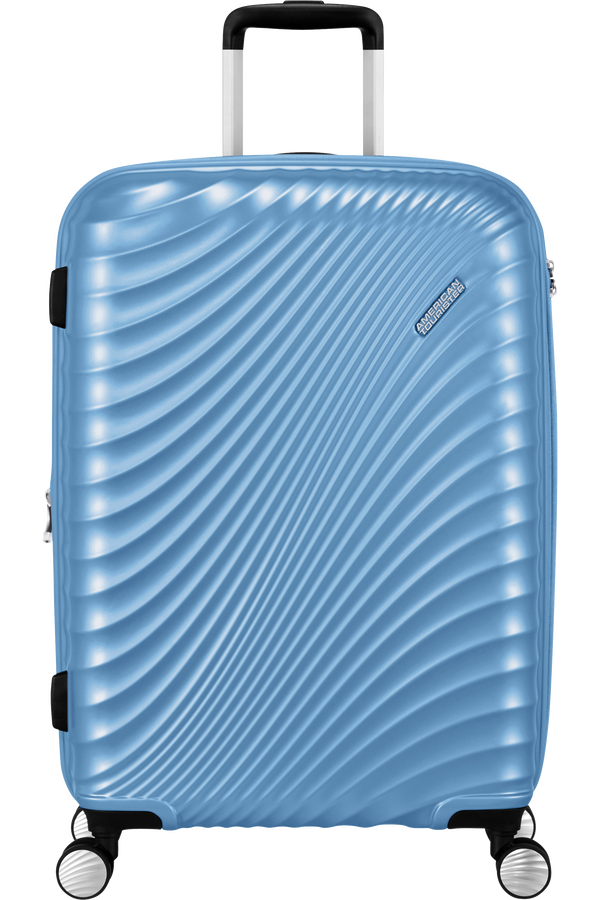 American Tourister Jetglam Spinner TSA Expandable 67cm  Metallic Powder Blue