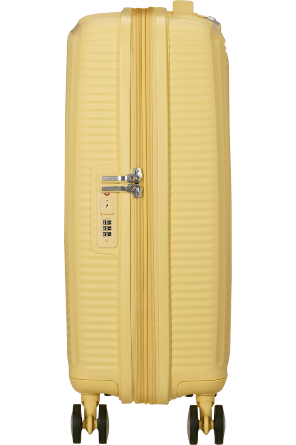 American Tourister SoundBox Spinner TSA Expandable 55cm  Pastel Yellow