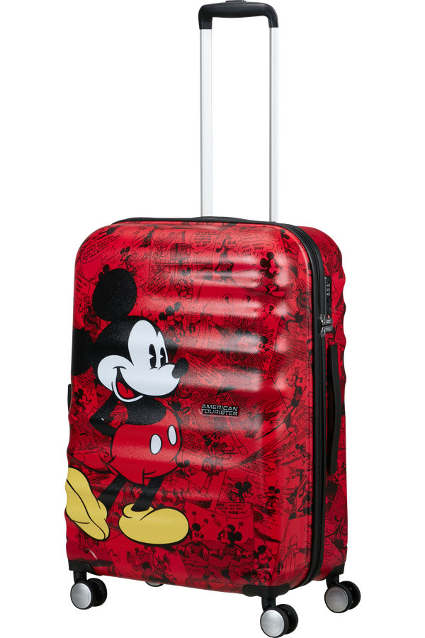 American Tourister Disney Wavebreaker Spinner TSA Disney Fl 67cm  Mickey, piros American Tourister Disney Wavebreaker Spinner TSA Disney Fl 67cm  Mickey, piros