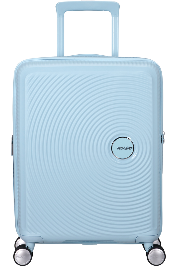 American Tourister SoundBox Spinner TSA Expandable 55cm  Pasztell kék