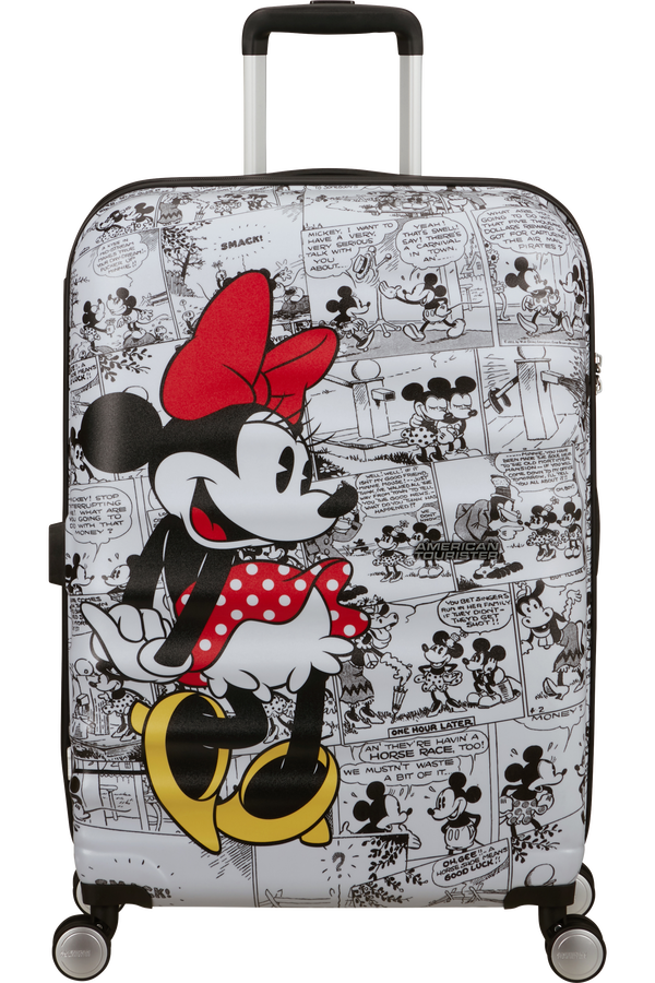 American Tourister Disney Wavebreaker Spinner TSA Disney Fl 67cm  Minnie, fehér
