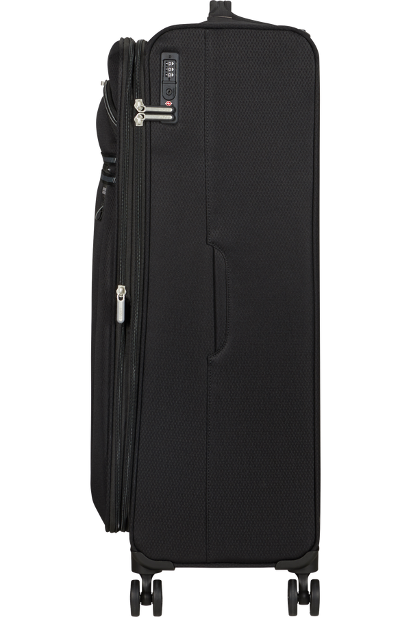 American Tourister Aerospin Spinner Expandable L  Fekete