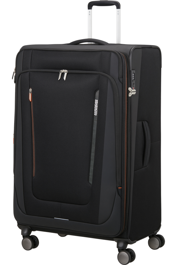 American Tourister Wanderlite Spinner EXP TSA L  Shadow Black