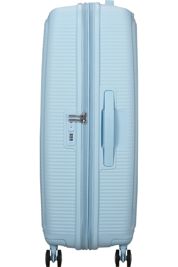 American Tourister SoundBox Spinner TSA Expandable 77cm  Pasztell kék