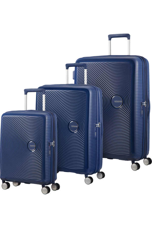 American Tourister Soundbox 3 PC Set A  Midnight Navy
