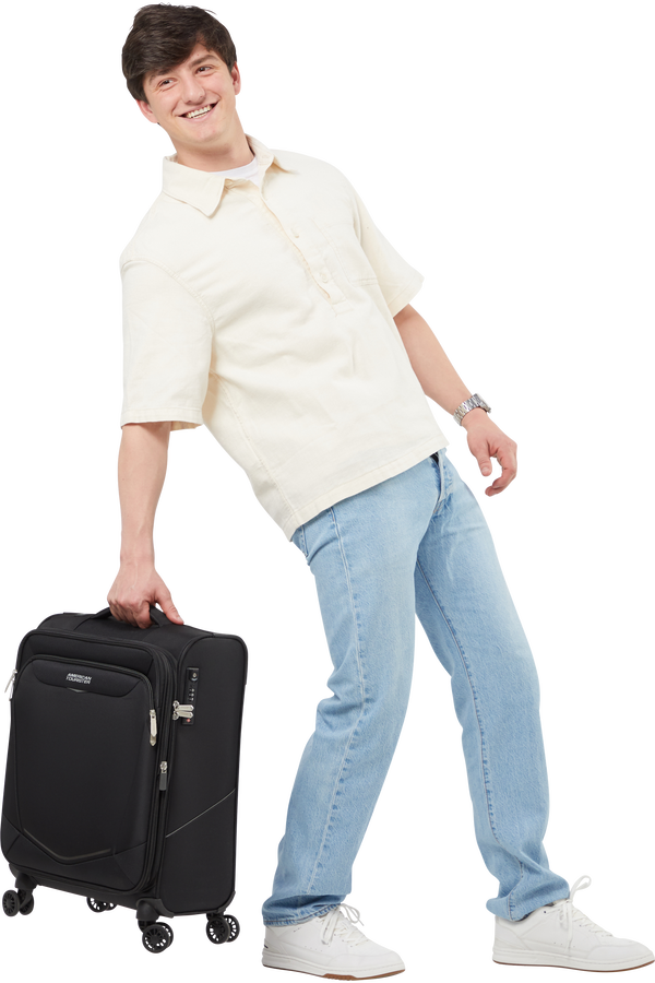 American Tourister SummerRide Spinner S EXP TSA 55cm Fekete