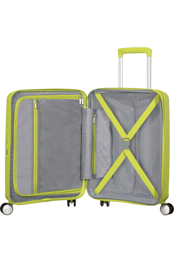 American Tourister Soundbox Spinner Expandable 55cm Tropical Lime