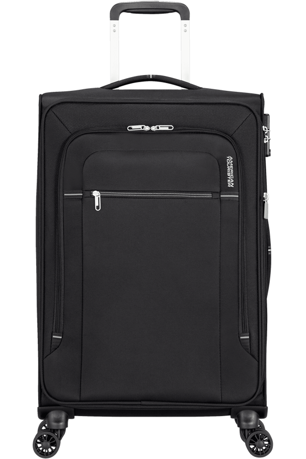 American Tourister Crosstrack Spinner Expandable 67cm Black/Grey