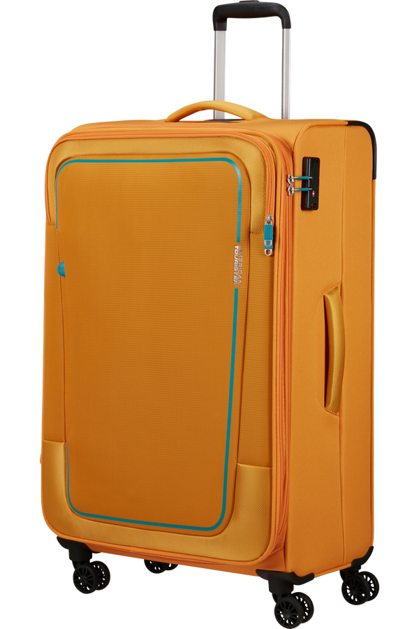 American Tourister Pulsonic Spinner Expandable 81cm  Naplemente sárga