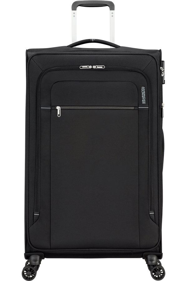 American Tourister Crosstrack Spinner Expandable 79cm  Black/Grey