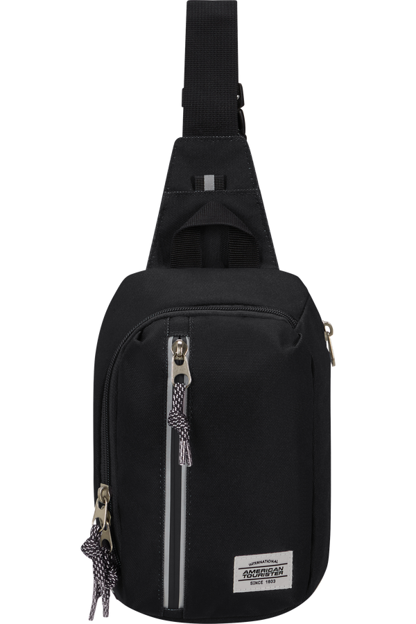 American Tourister Brightup Sling Bag Zip  Fekete