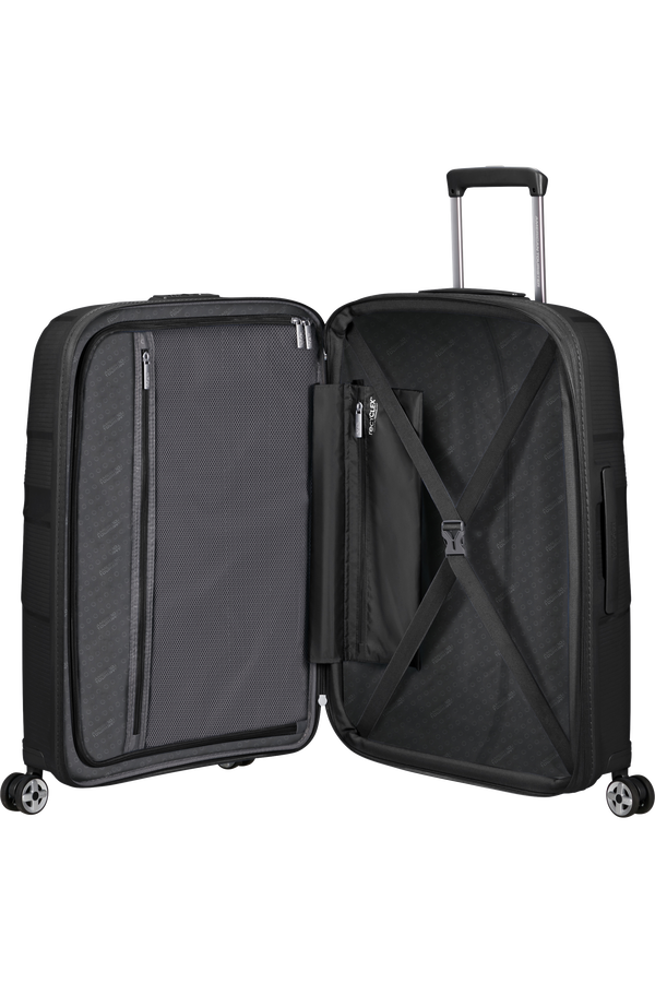 American Tourister Starvibe Spinner Expandable TSA 67cm Fekete