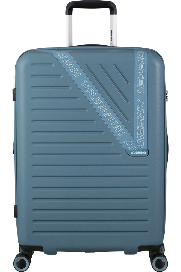 American Tourister Dynabelt Spinner EXP TSA 66cm  Rainstorm Blue