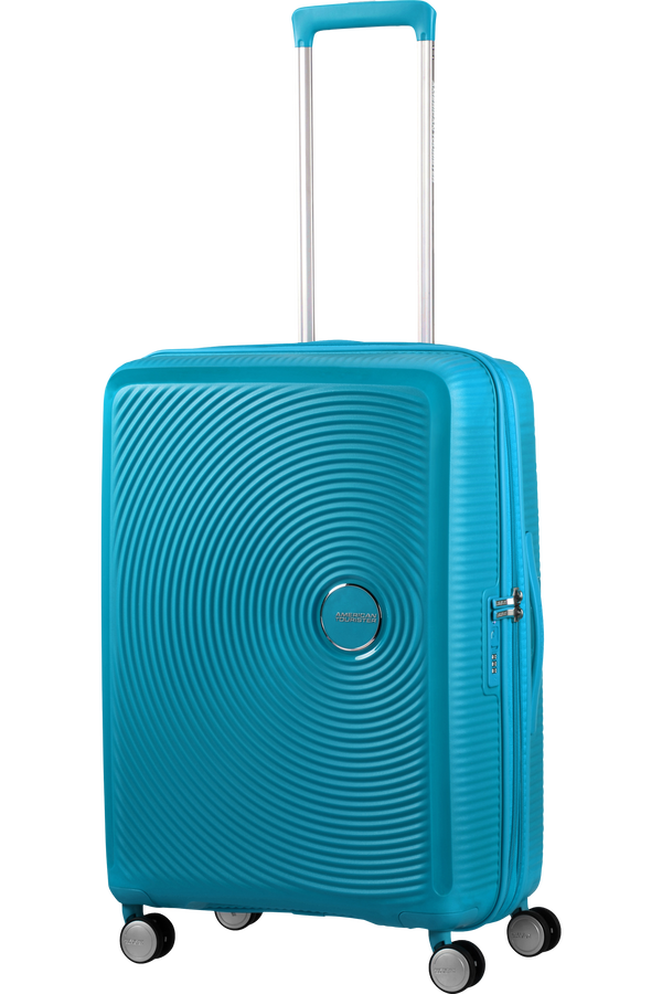 American Tourister Soundbox Spinner poszerzany 67cm Summer Blue