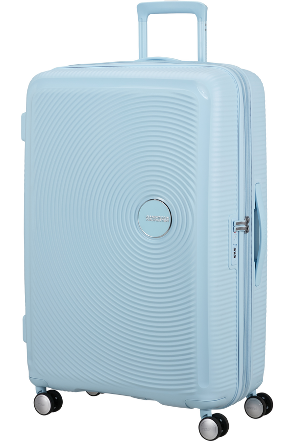 American Tourister SoundBox Spinner TSA Expandable 77cm  Pasztell kék