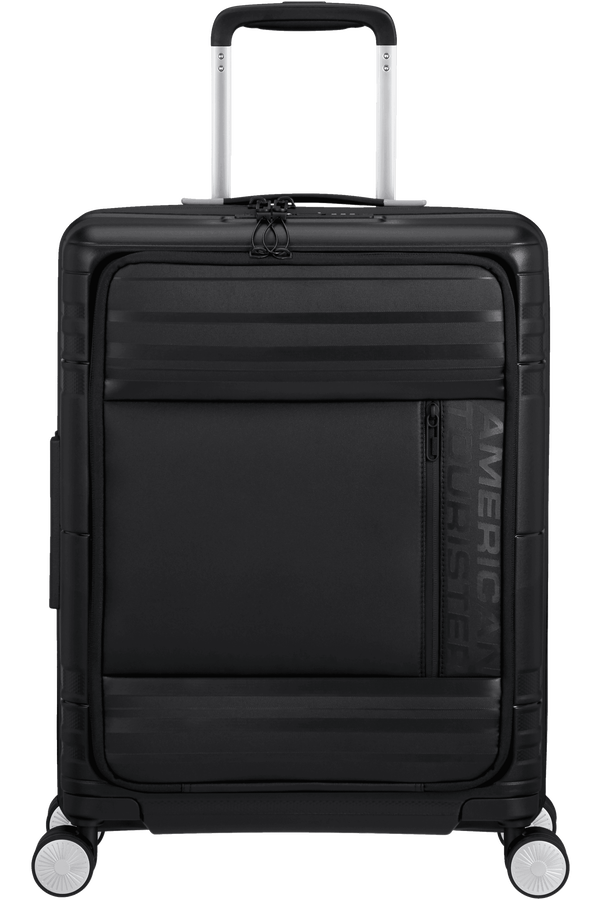American Tourister Hello Cabin Spinner TSA Coated 55cm  Onyx Black