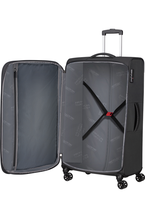American Tourister Hyperspeed Spinner TSA EXP 80cm  Koromfekete
