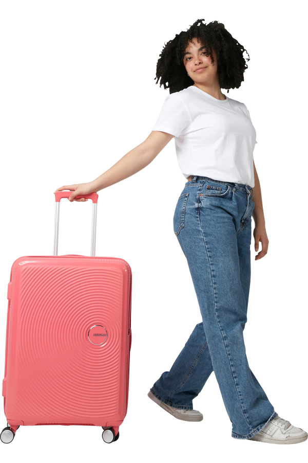 American Tourister Soundbox Spinner Expandable 67cm  Sun Kissed Coral American Tourister Soundbox Spinner Expandable 67cm  Sun Kissed Coral
