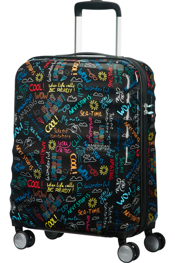 American Tourister Wavebreaker Spinner 55cm  Chalkboard
