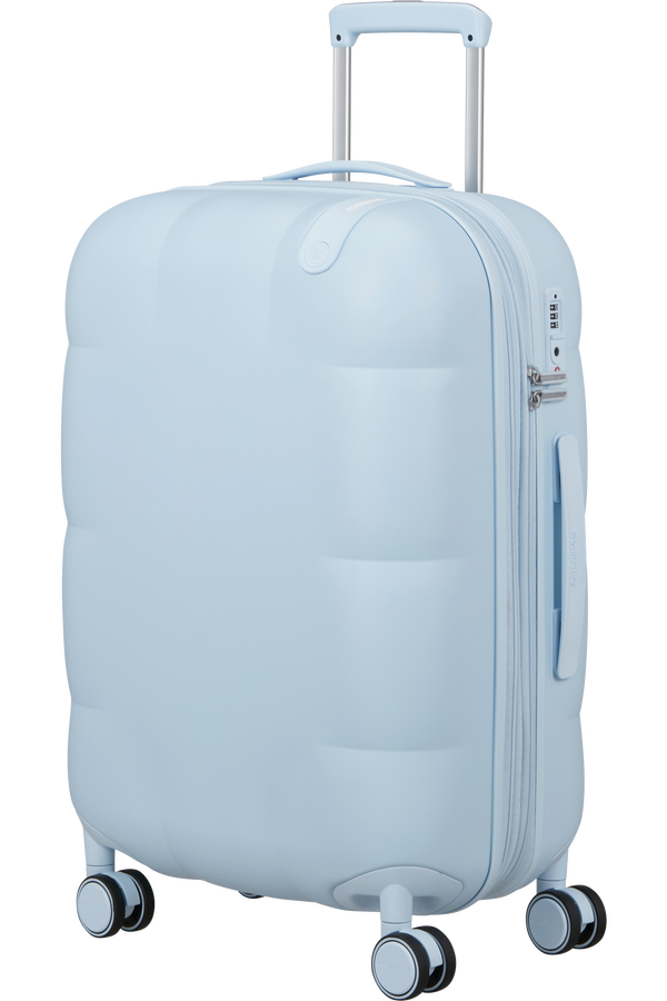 Dreami 67cm K&ouml;zepes m&eacute;retű feladhat&oacute; poggy&aacute;sz | American Tourister Dreami Spinner Exp Tsa 67cm  Blue Dream