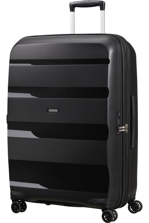 American Tourister Bon Air Dlx Spinner TSA Expandable 75cm  Black American Tourister Bon Air Dlx Spinner TSA Expandable 75cm  Black