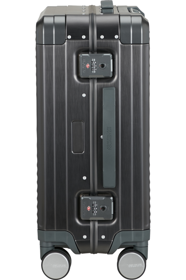 American Tourister Soundbox Alu Spinner TSA 55cm  Brushed Anthracite