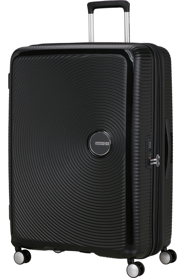 American Tourister SoundBox Spinner TSA Expandable 80cm  Mély fekete