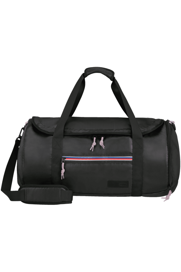 American Tourister Upbeat Pro Duffle Zip Coated  Black