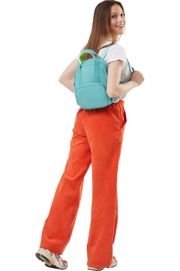 American Tourister Puffypop Mini Backpack S  Koszos türkiz