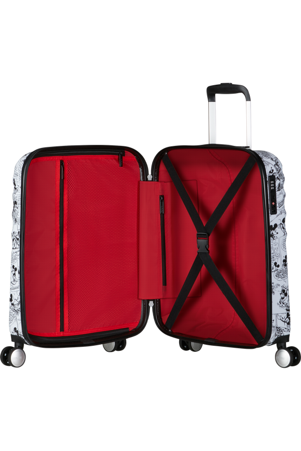 American Tourister Disney Wavebreaker Spinner TSA Disney Fl 55cm  Minnie, fehér