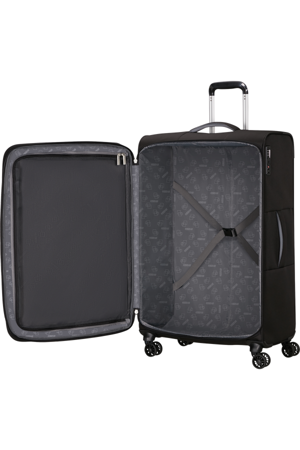 American Tourister Cloudrider Spinner EXP TSA L  Koromfekete