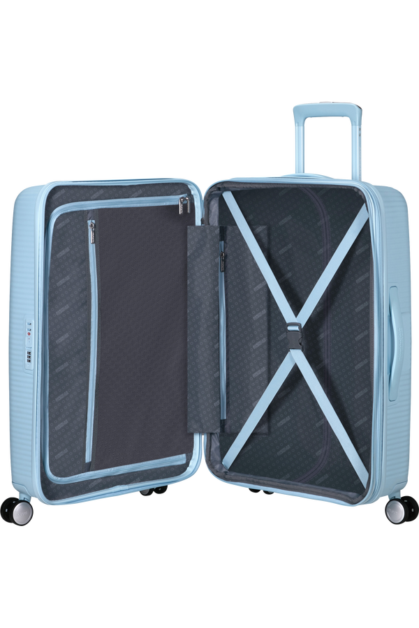 American Tourister SoundBox Spinner TSA Expandable 67cm  Pasztell k&eacute;k