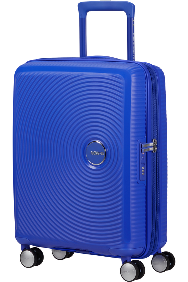 American Tourister SoundBox Spinner Expandable 55cm  Cobalt Blue
