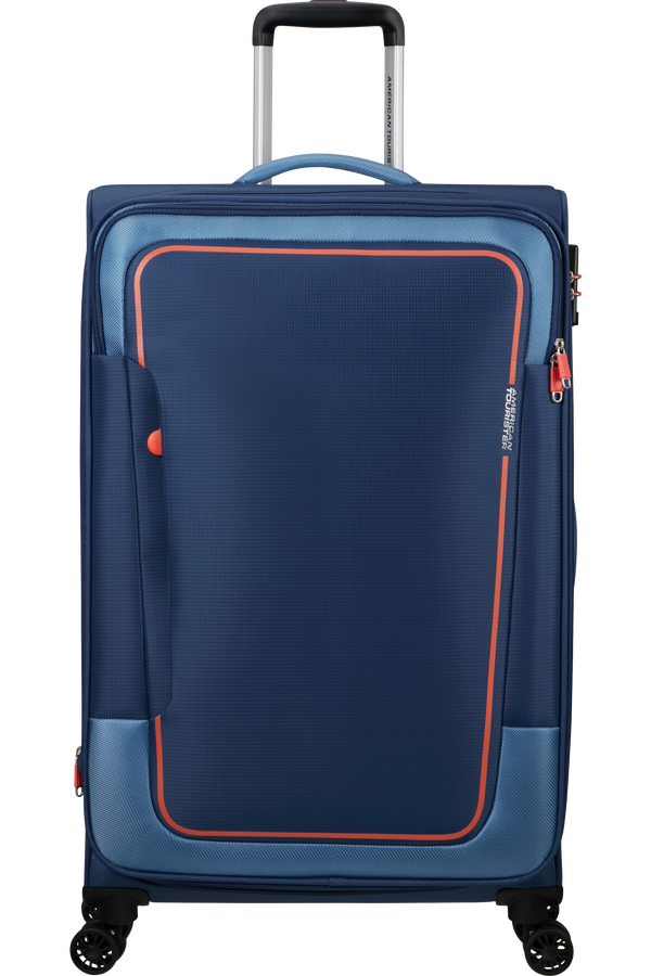 American Tourister Pulsonic Spinner Expandable 81cm  Sötétkék