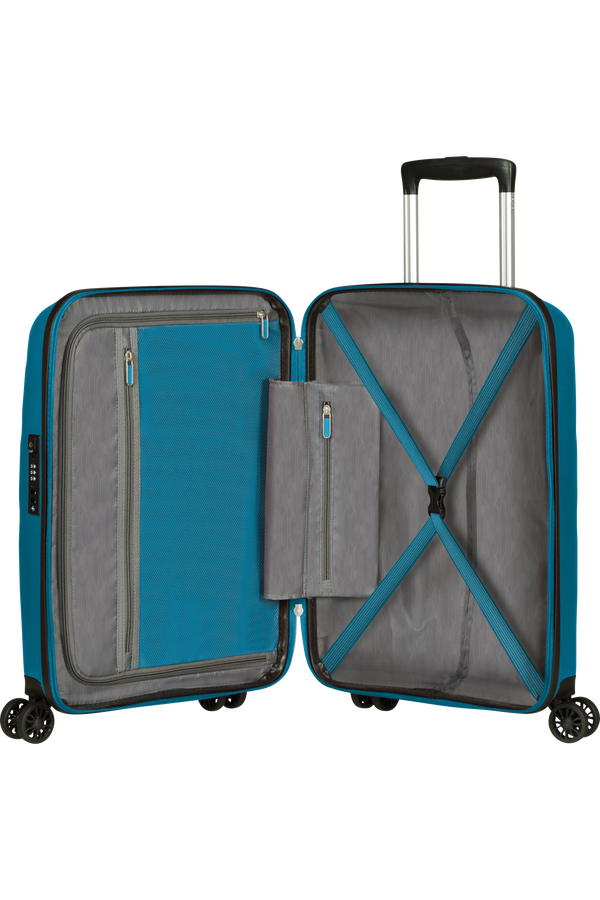 American Tourister Bon Air Dlx Spinner TSA 55cm  Seaport Blue American Tourister Bon Air Dlx Spinner TSA 55cm  Seaport Blue