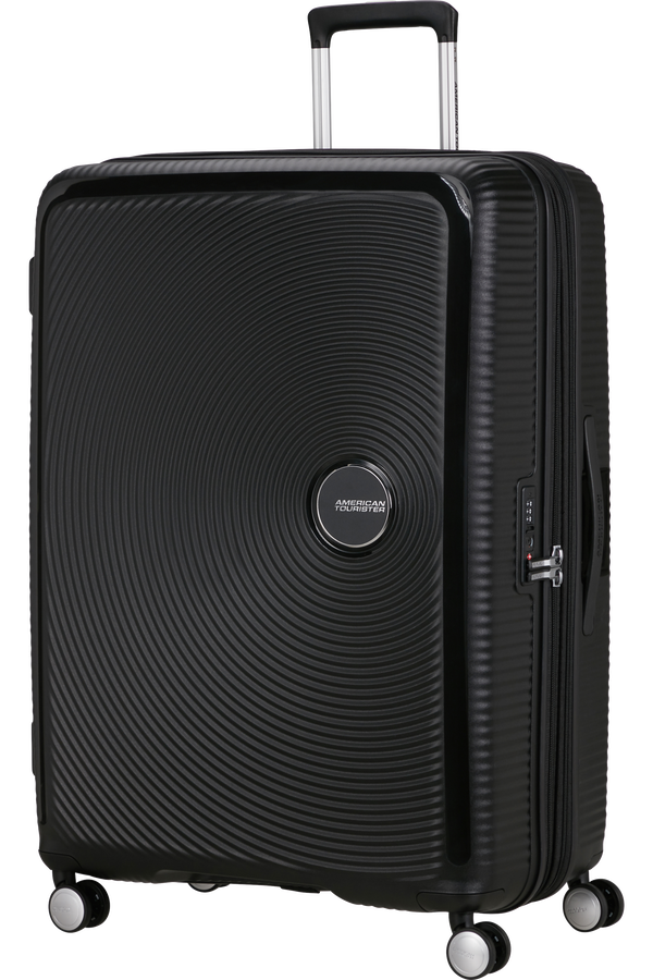 American Tourister SoundBox Spinner TSA Expandable 80cm  M&eacute;ly fekete