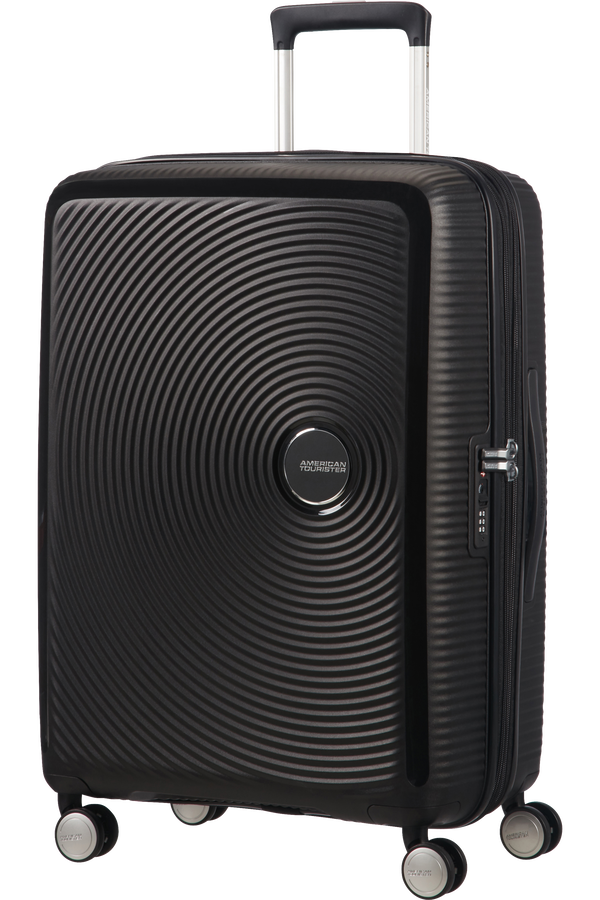 American Tourister Soundbox Spinner poszerzany 67cm Bass Black