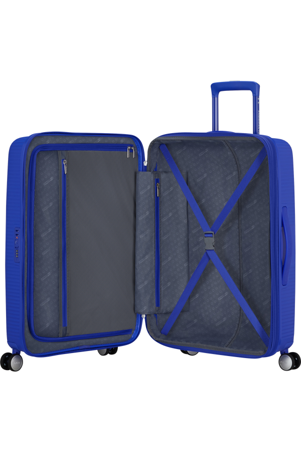American Tourister SoundBox Spinner Expandable 67cm  Cobalt Blue