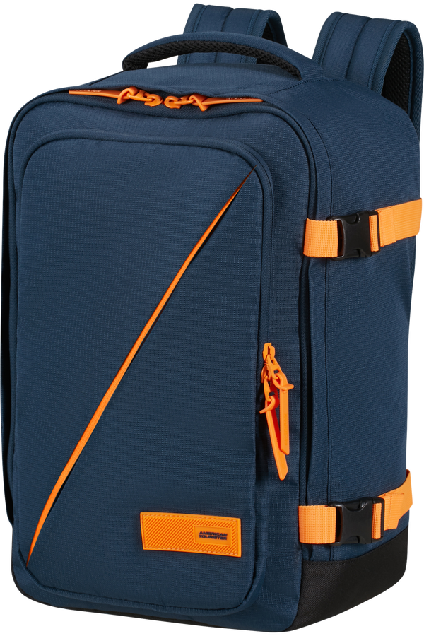 American Tourister Take2cabin Casual Backpack S  Dark Navy/Radiant Orange
