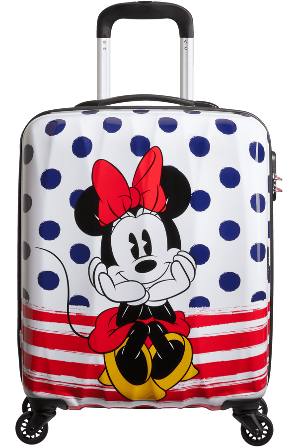 American Tourister Disney Legends Spinner 55cm Minnie Blue Dots