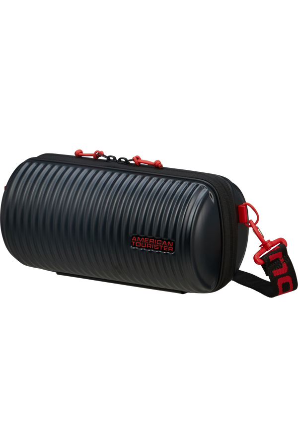 American Tourister Rollio Cross Body  Fekete/piros