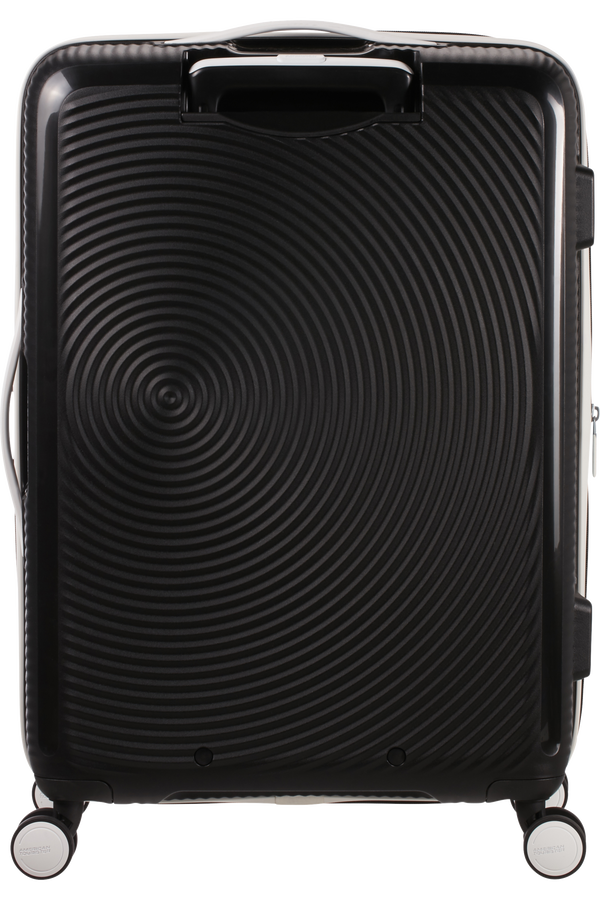 American Tourister Soundbox Spinner TSA Expandable 67cm  Black/White American Tourister Soundbox Spinner TSA Expandable 67cm  Black/White