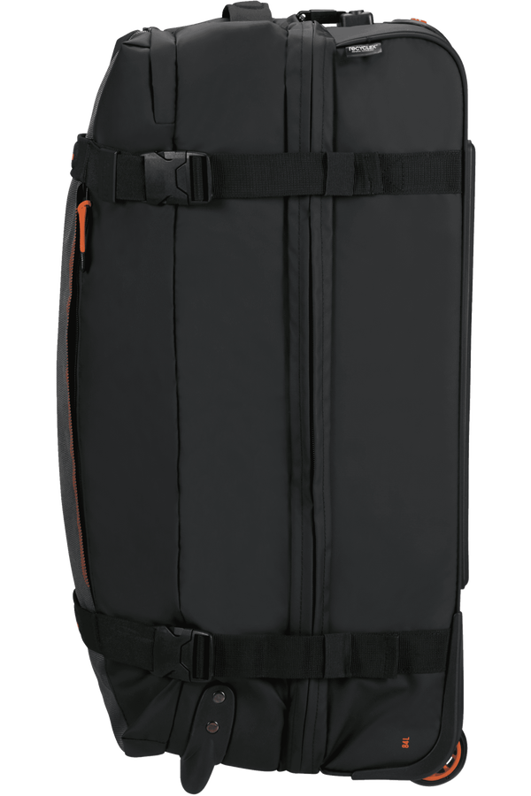 American Tourister Urban Track Duffle with Wheels Lmtd M  Fekete/Narancssárga American Tourister Urban Track Duffle with Wheels Lmtd M  Fekete/Narancssárga