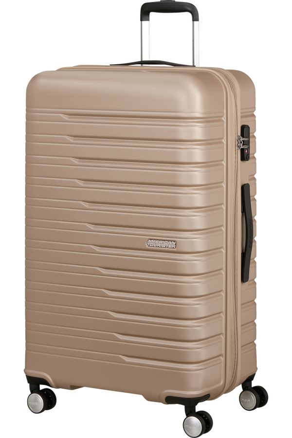 American Tourister Flashline Spinner 78/29 EXP TSA  Ivory Gold