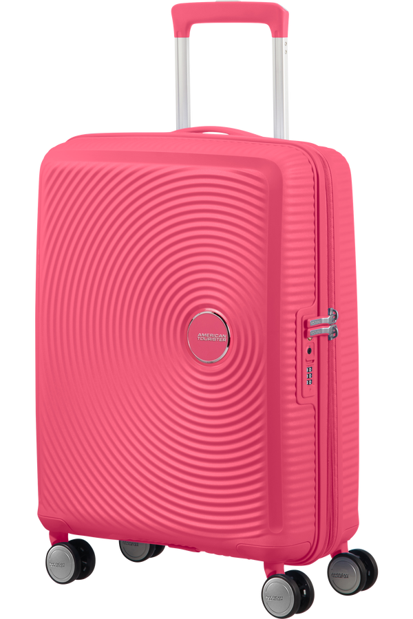 American Tourister Soundbox Spinner Expandable 55cm  HOT PINK