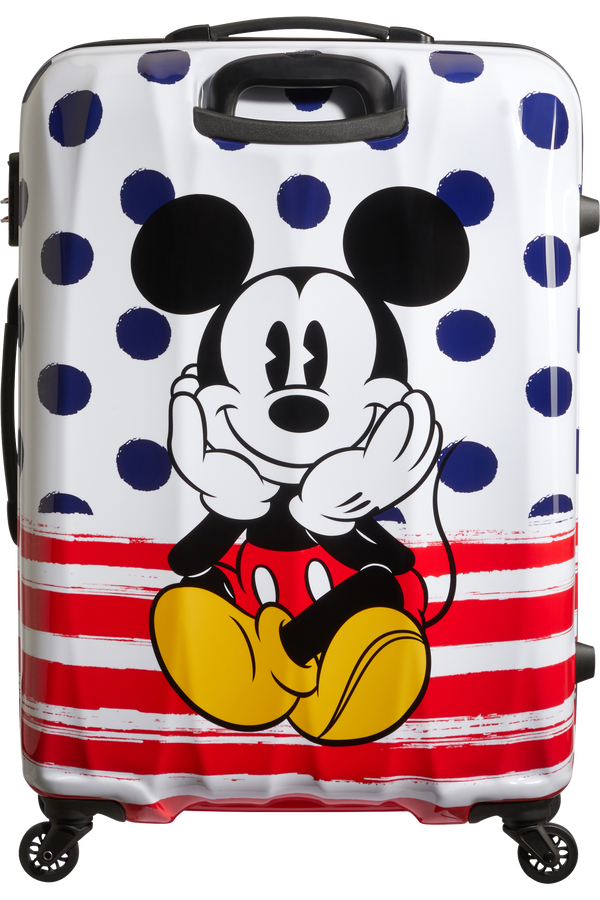 American Tourister Disney Legends Spinner 75cm  Mickey Blue Dots