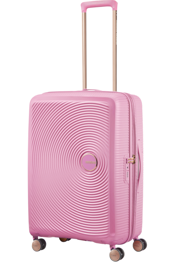 American Tourister Soundbox Spinner TSA Expandable 67cm  Pearl Pink/Gold