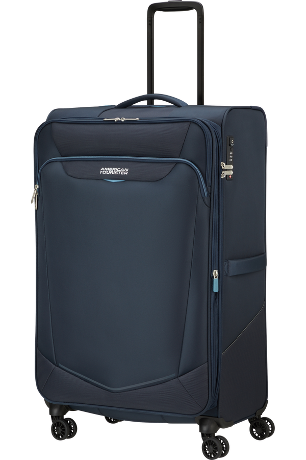 American Tourister SummerRide Spinner L EXP TSA 80cm Tengerészkék