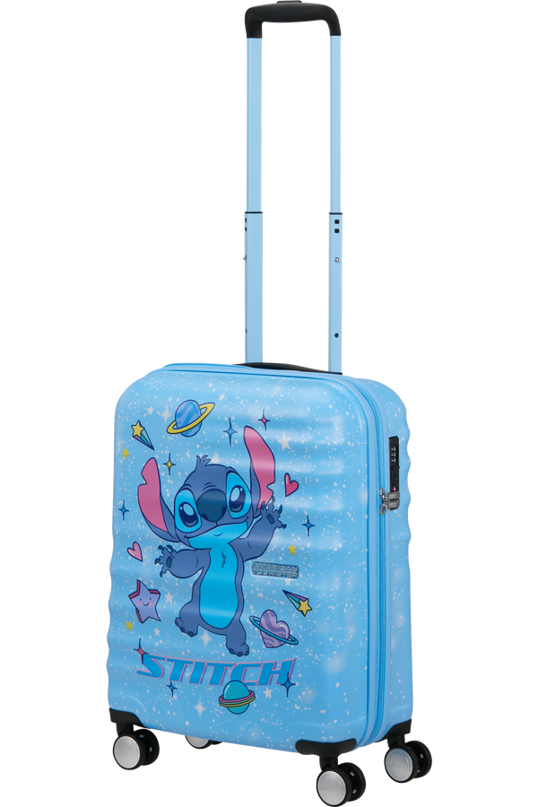 Disney Wavebreaker 55cm Kabin bőr&ouml;nd | American Tourister Disney Wavebreaker Spinner TSA Disney Fl 55cm  Stitch Universe