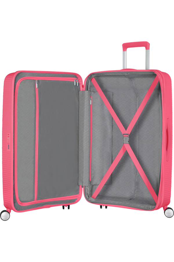 American Tourister Soundbox Spinner Expandable 67cm  HOT PINK